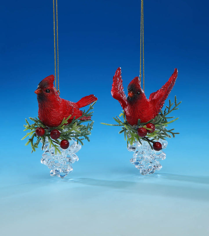 Cardinal Pinecone Ornament