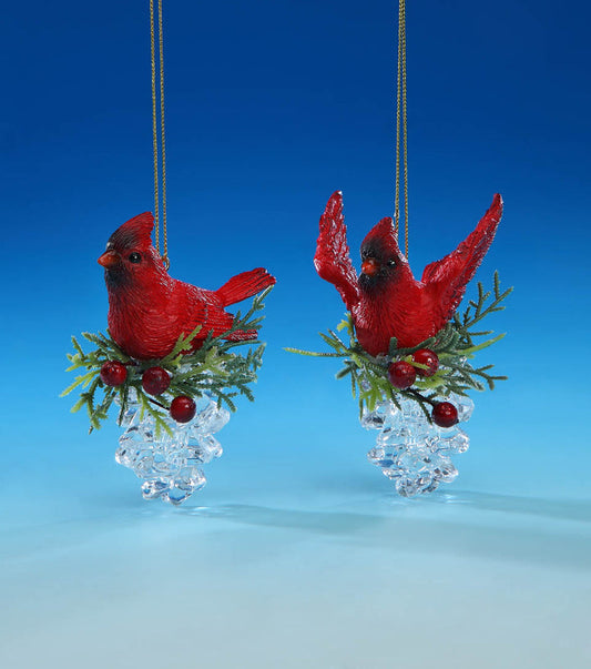 Cardinal Pinecone Ornament