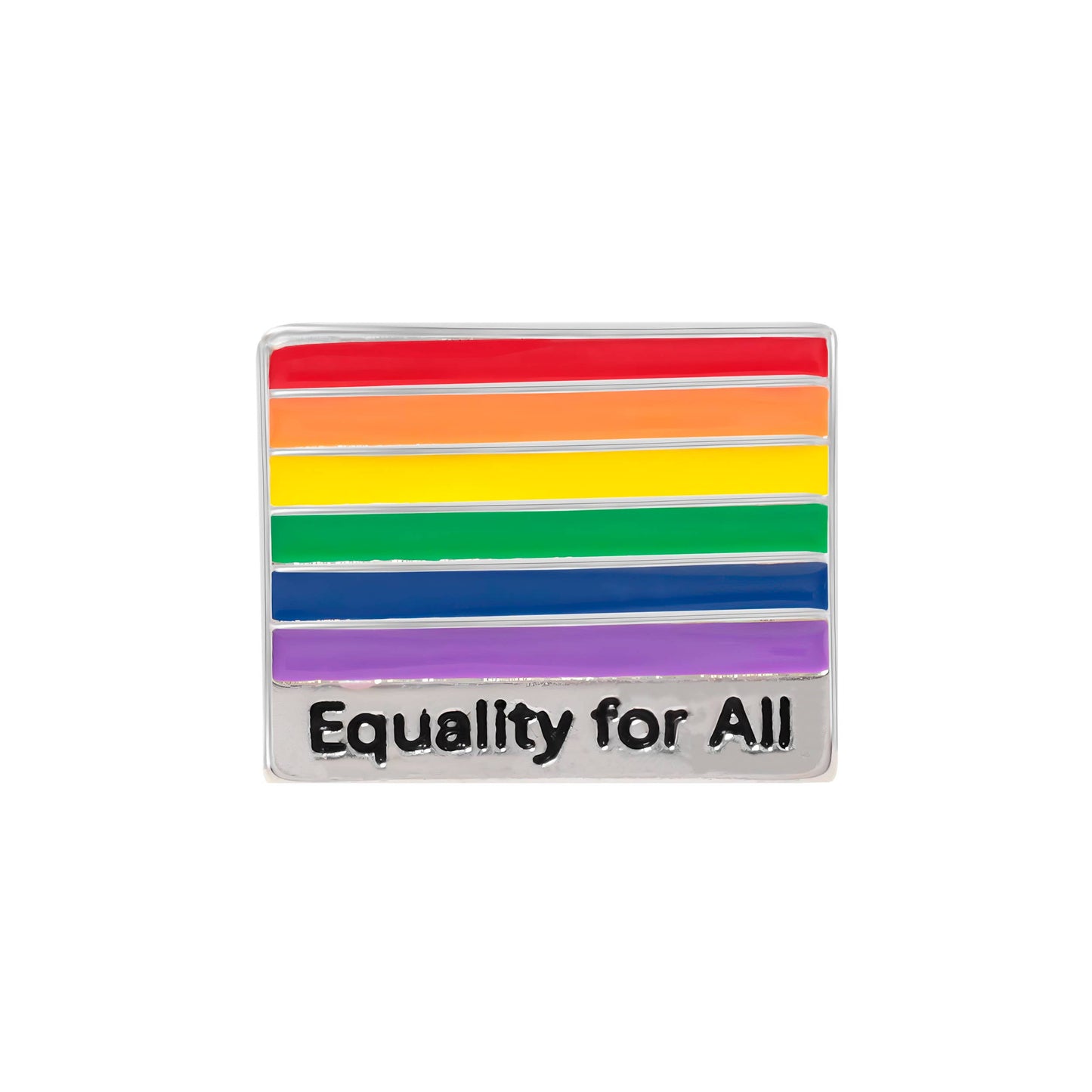 Equality For All Rainbow Flag Pins