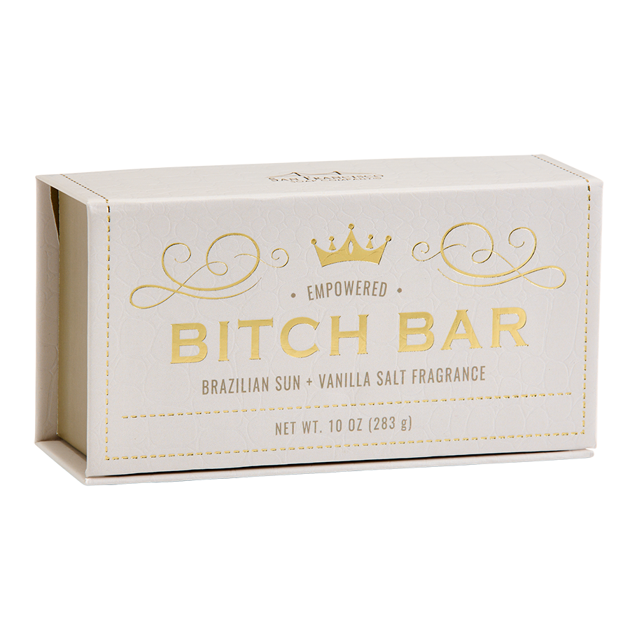 B*tch Bar Empowered - Brazilian Sun + Vanilla Salt 10 Oz Bar Soap