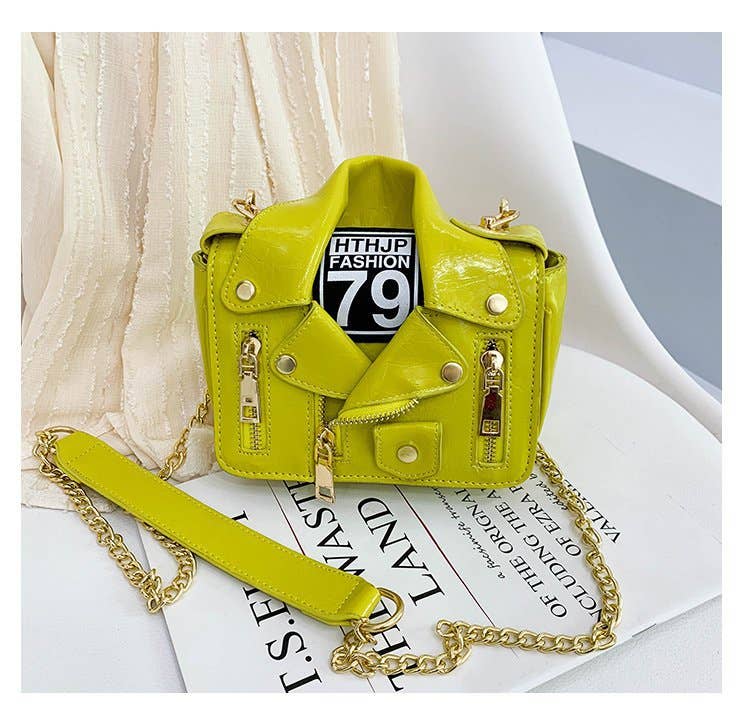 PU Jacket Crossbody Bags