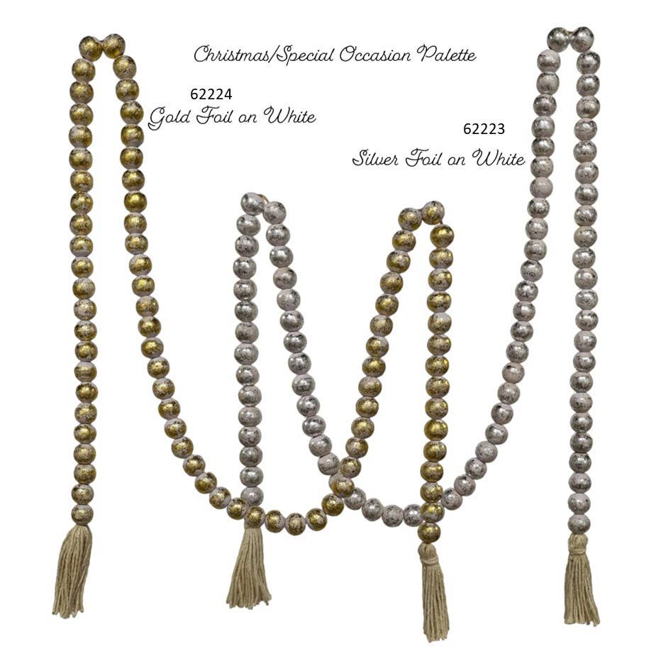 90" Wd BOHO Bead Garland for Christmas, Fall & Everyday