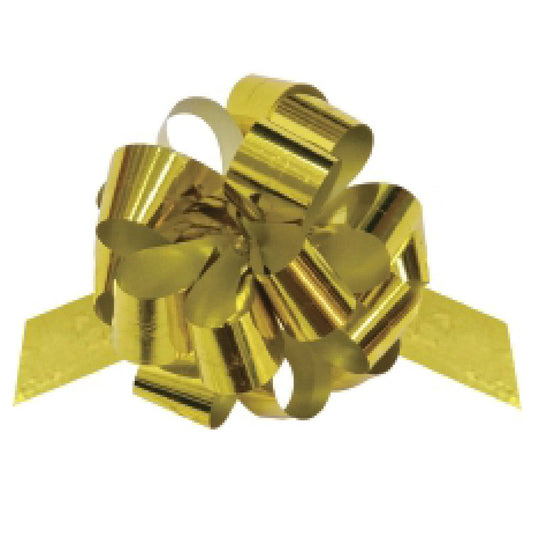 6" Metallic Pull Bow Bundle -Gold/Blue/Green/Red Sale