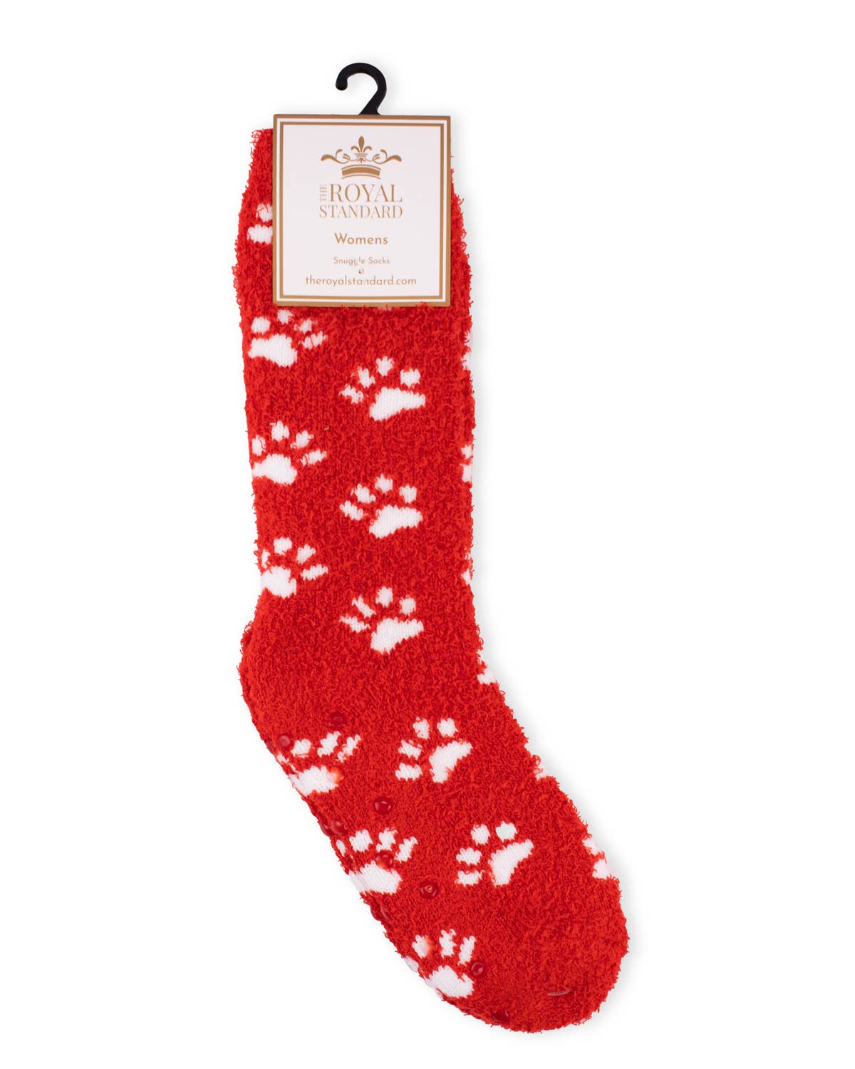 Women's Paw Print Snuggle Socks