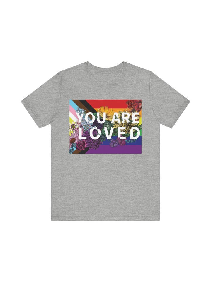 You are Loved Tee -Ath Hthr Grey