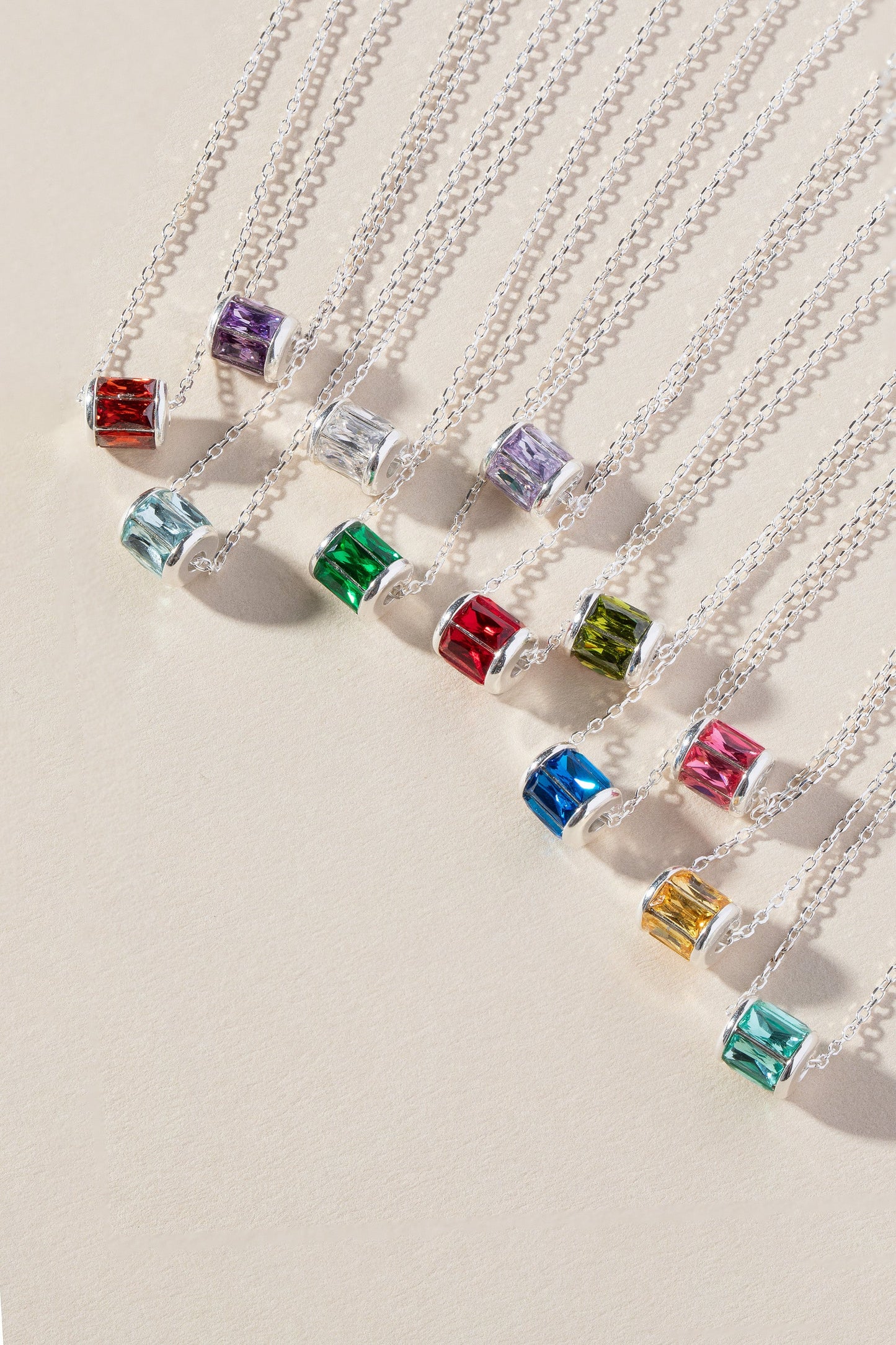 October Birthstone Precious Pendant Necklace