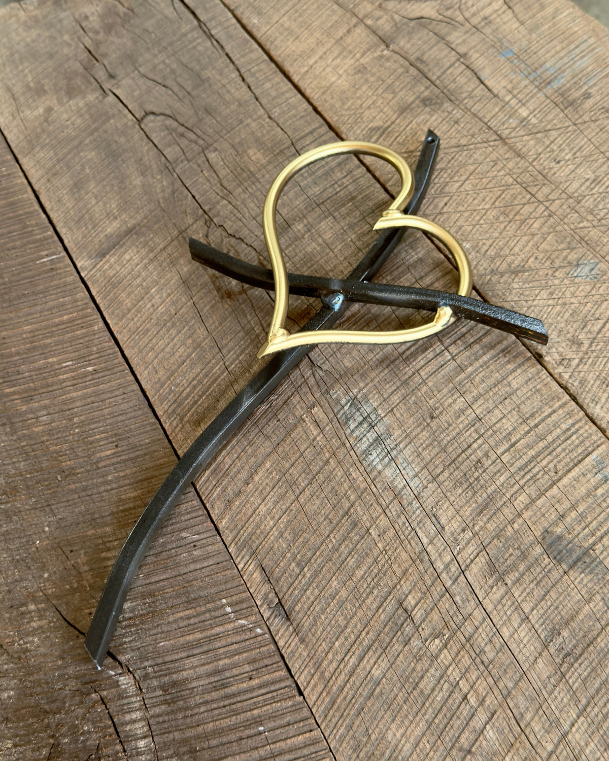 The Promise 16" Cross with Gold Heart