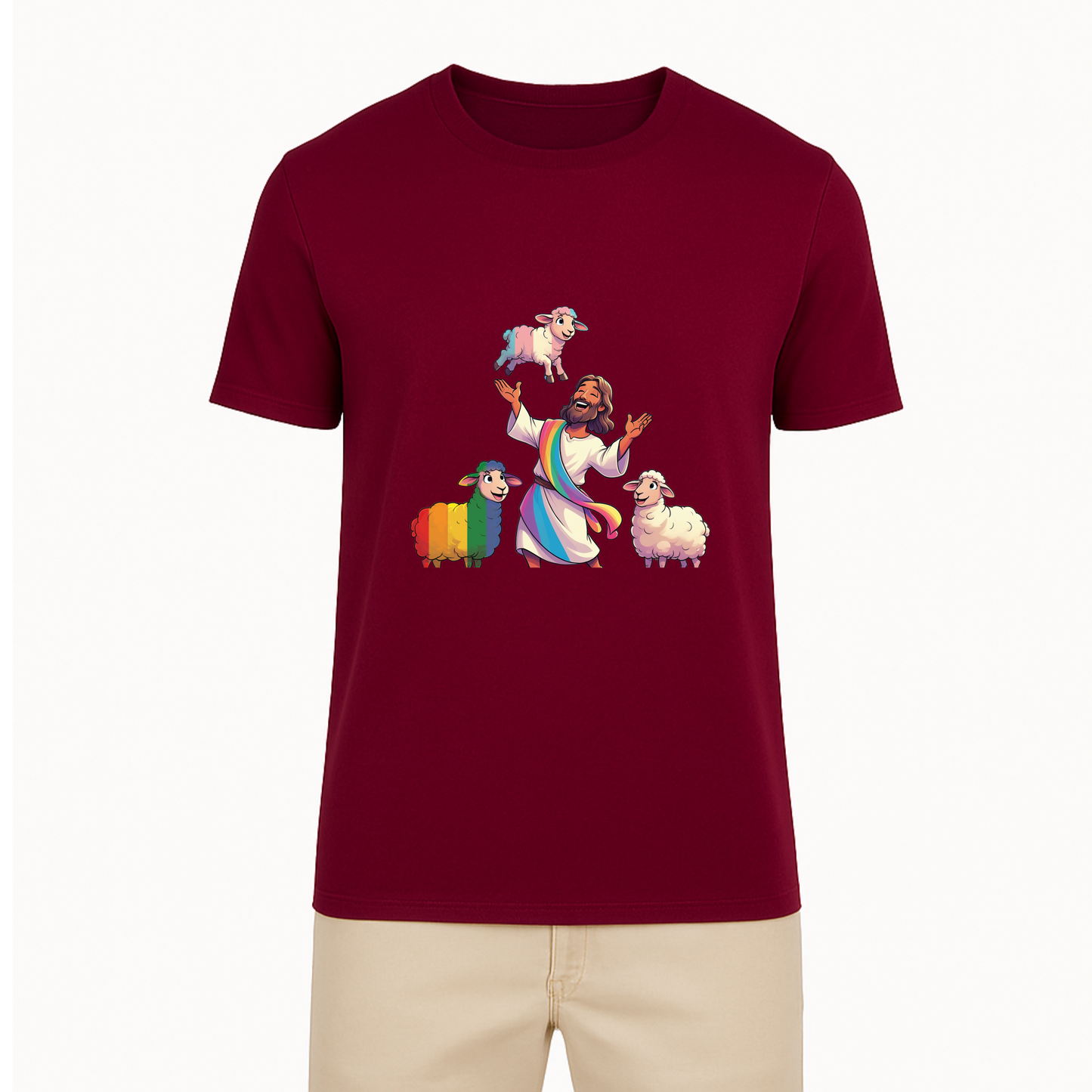 Jesus and His Sheep Tee - 11 Colors