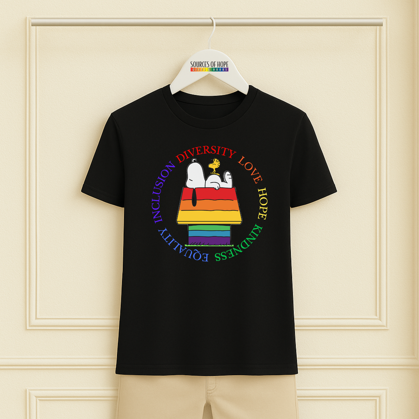 Diversity Love and Kindness Dog House Family Tee