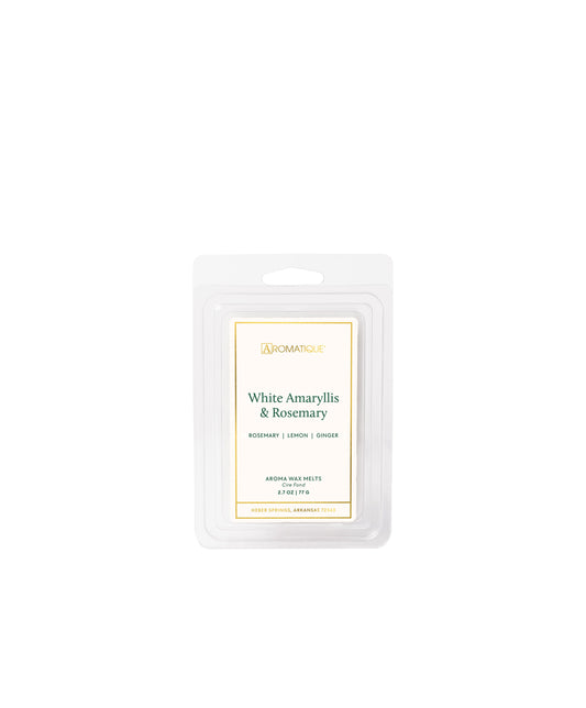 White Amaryllis & Rosemary Aroma Wax Melts Tray