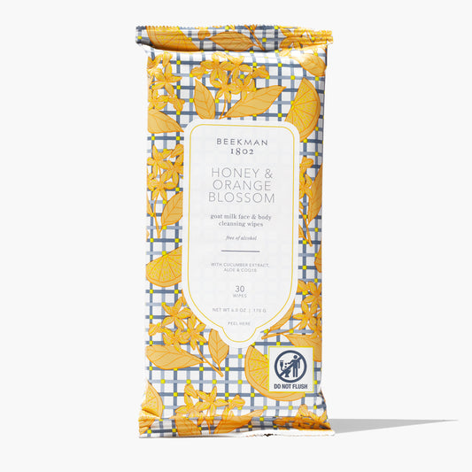 Face Wipes - Honey and Orange Blossom