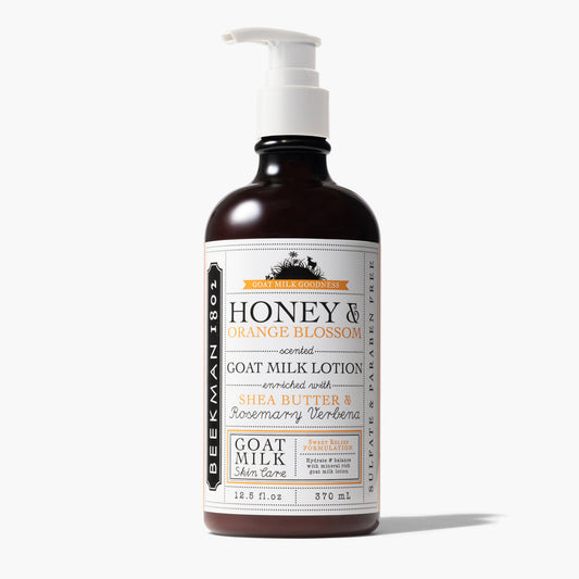 Honey & Orange Blossom Goat Milk Lotion - Skin Care Sale