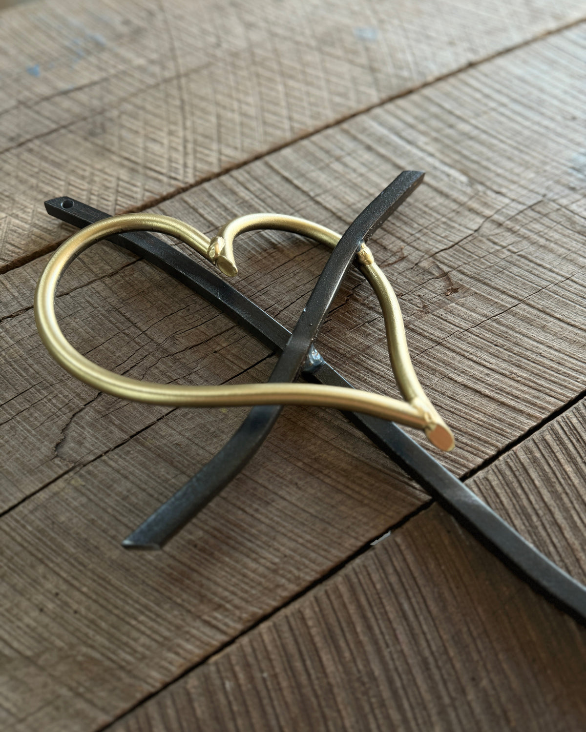 The Promise 16" Cross with Gold Heart