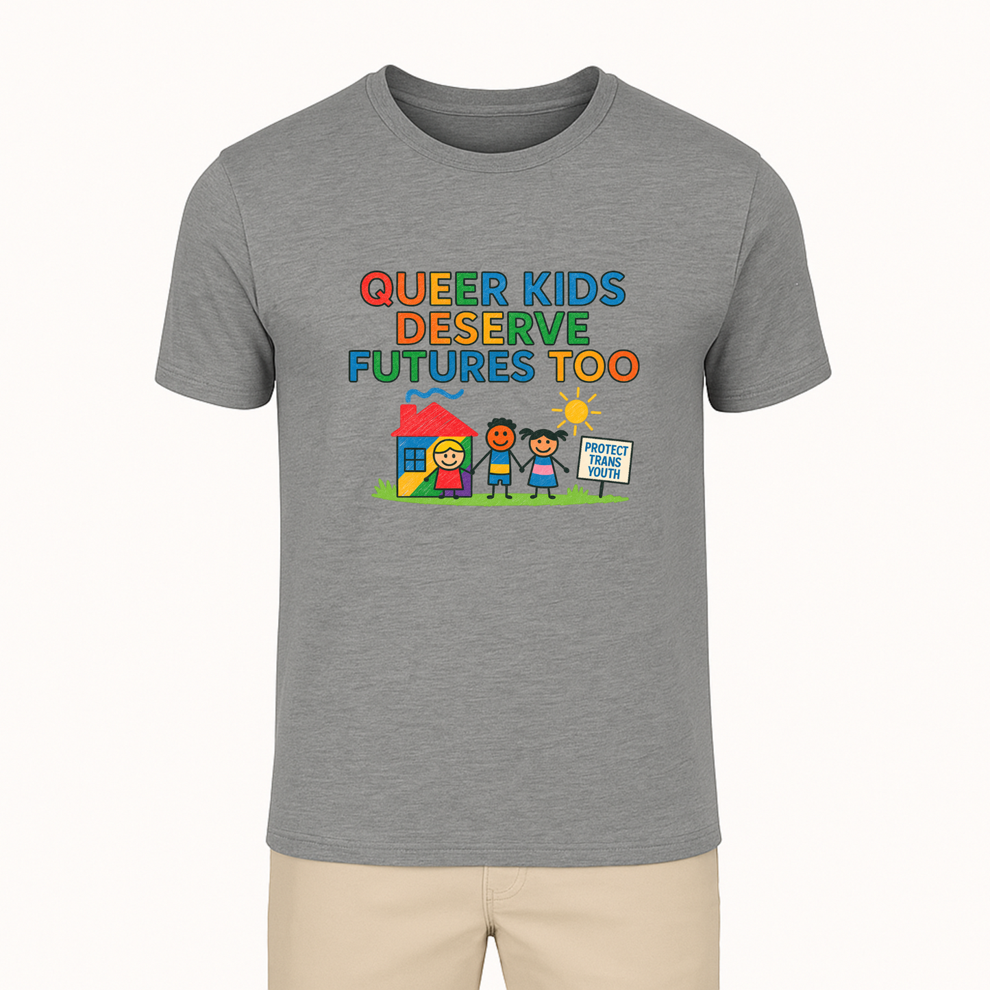Queer Kids Deserve Futures Too Tee - 4 Colors