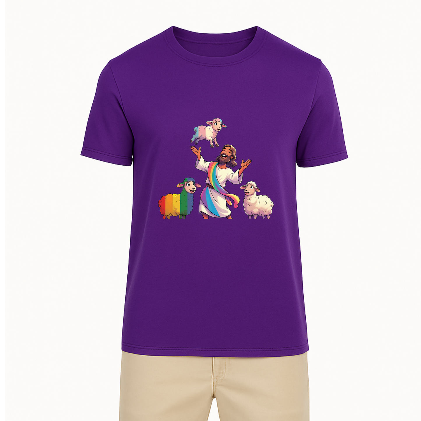 Jesus and His Sheep Tee - 11 Colors