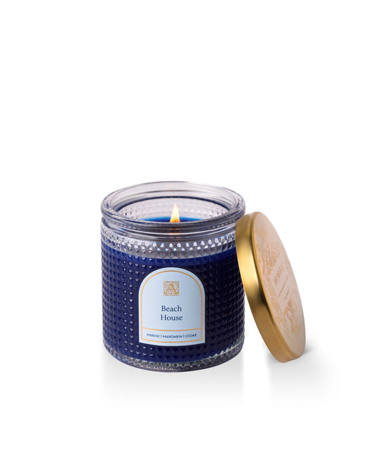 Elegant Essentials Beach House Candle With Metal Lid