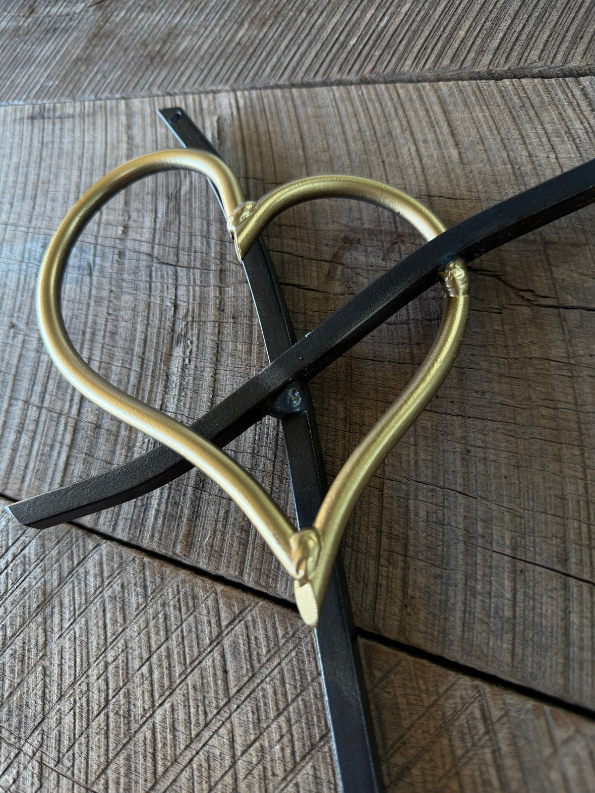 The Promise 16" Cross with Gold Heart