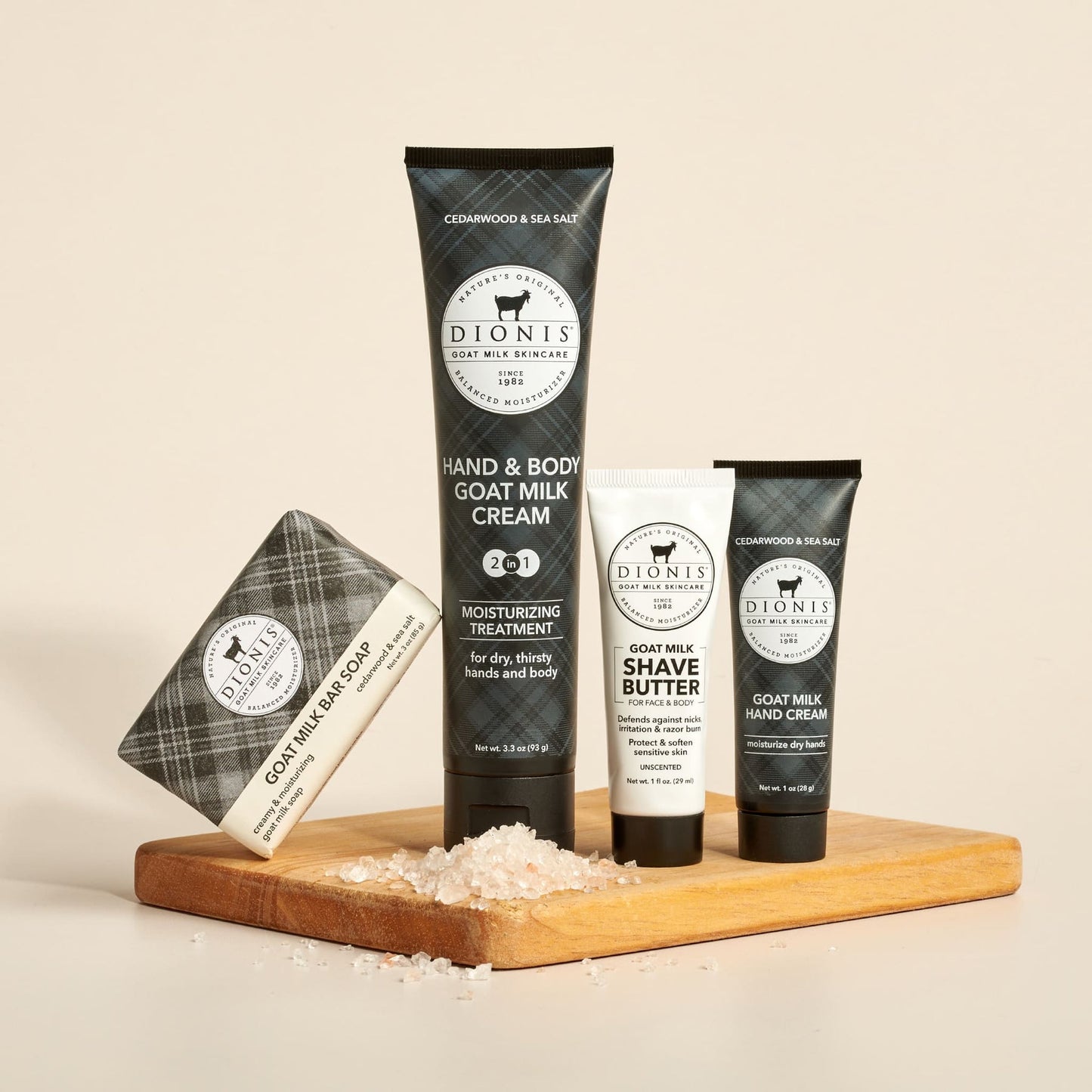 Cedarwood & Sea Salt Travel Set, 5 Piece