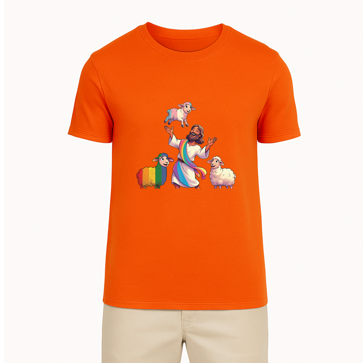 Jesus and His Sheep Tee - 11 Colors