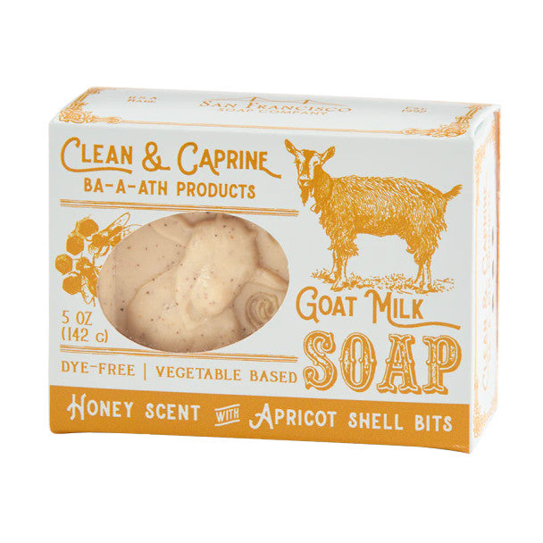 Clean & Caprine: Honey Apricot Goat Milk  5Oz Bar Soap