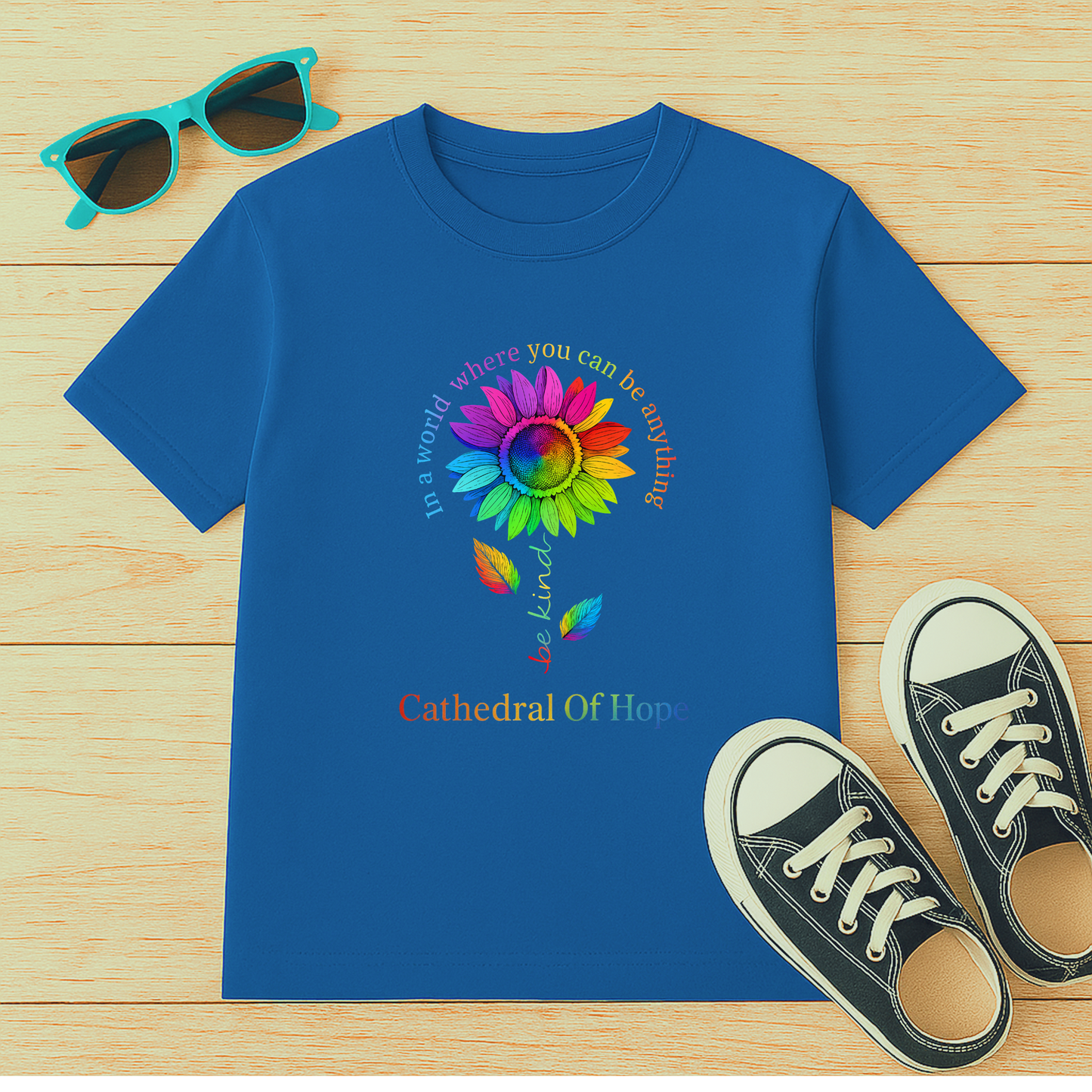 Be Kind Flower Toddler Tee