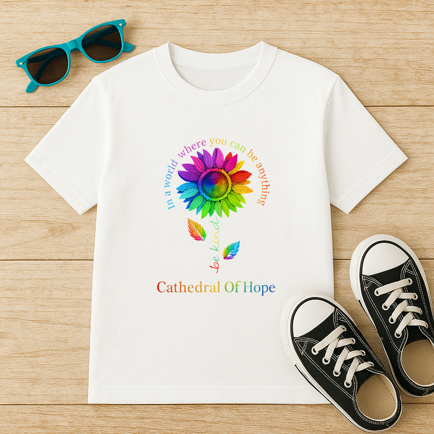 Be Kind Flower Toddler Tee