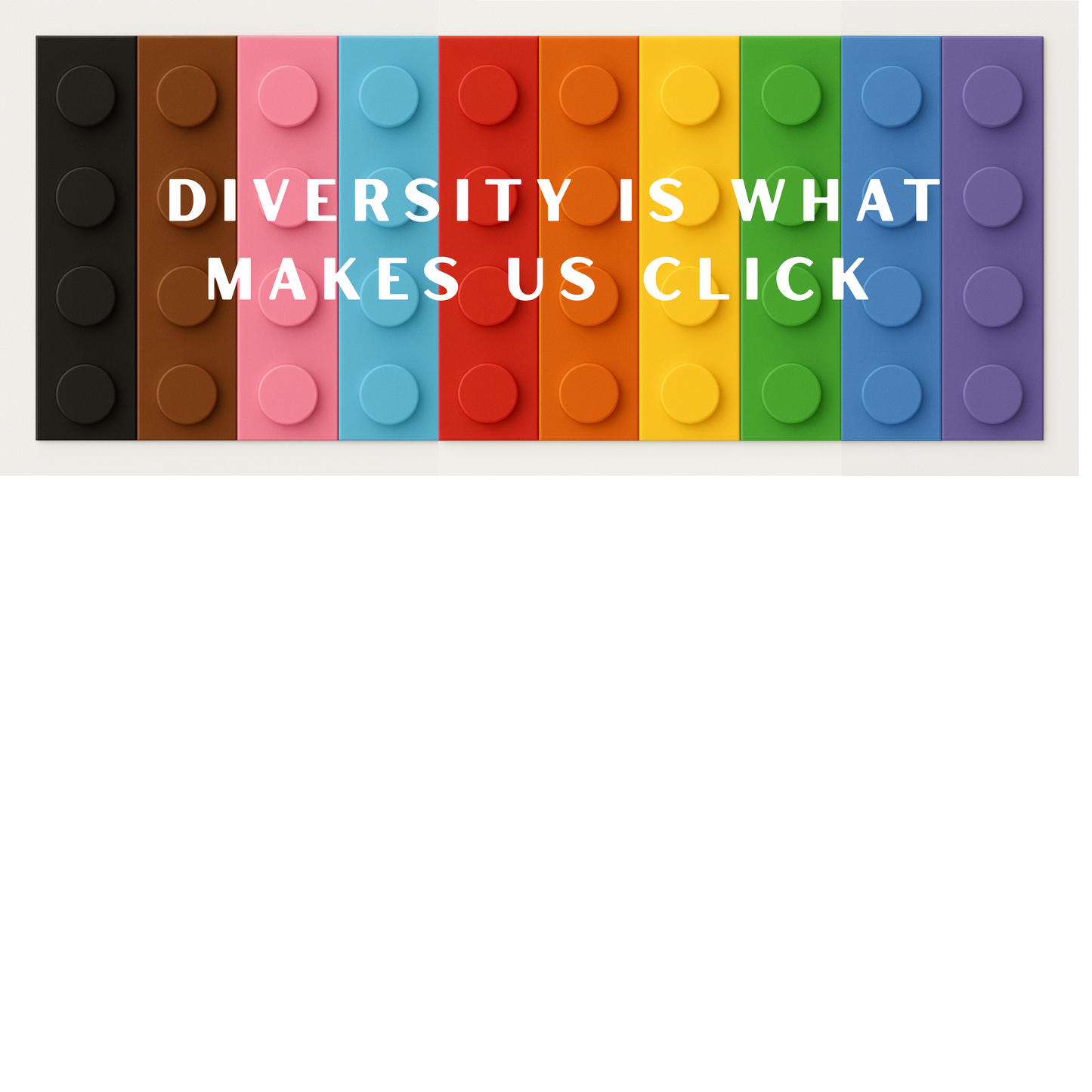 Diversity Makes Us Click Tee - 12 Colors