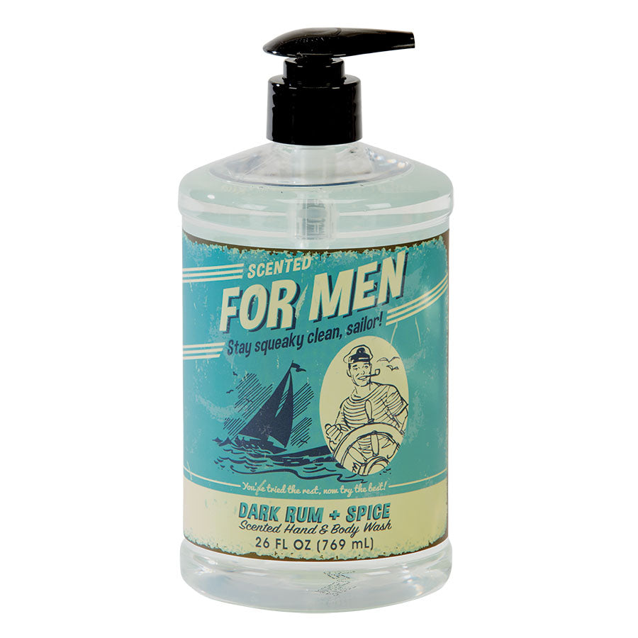 For Men: Dark Rum & Spice 26 Oz Hand & Body Wash