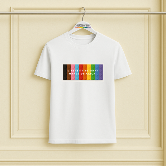 Diversity Makes Us Click Tee - 12 Colors