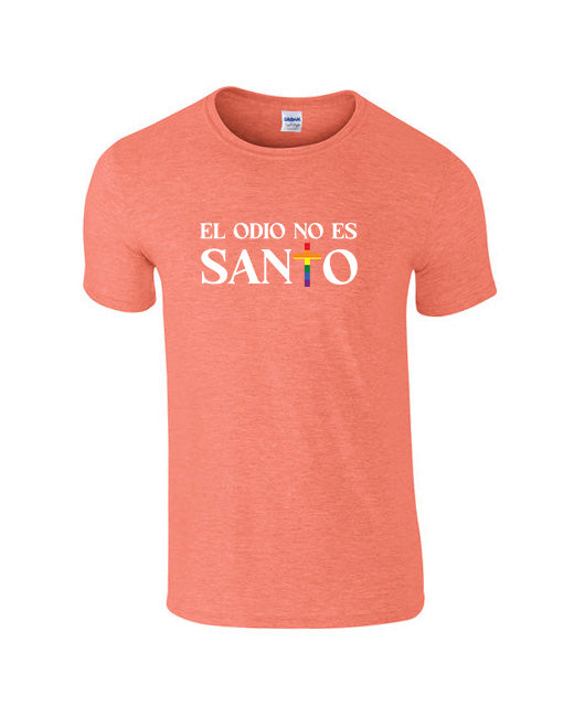 El Odio no es Santo Spanish Tee - Orange