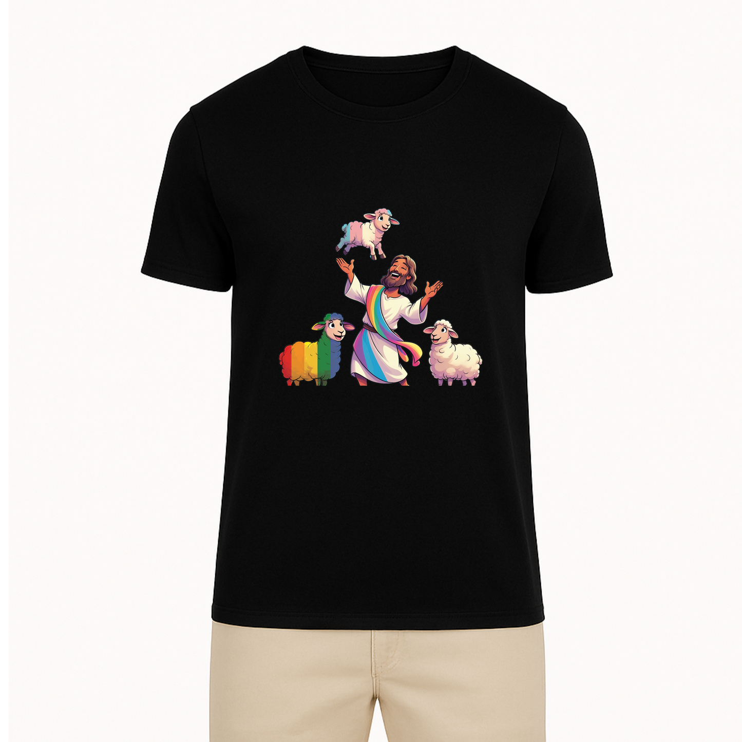 Jesus and His Sheep Tee - 11 Colors