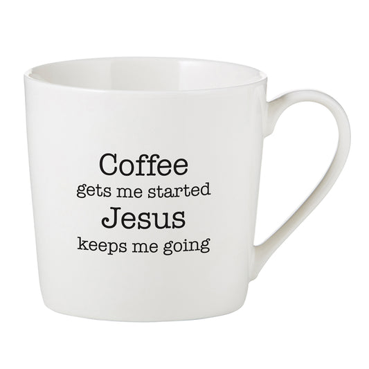Cafe Mug Gets Me Started