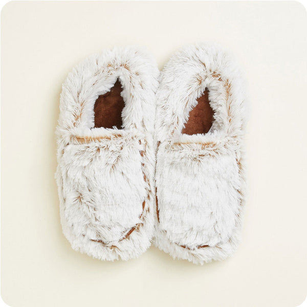 Marshmellow Brown Warmie Slippers