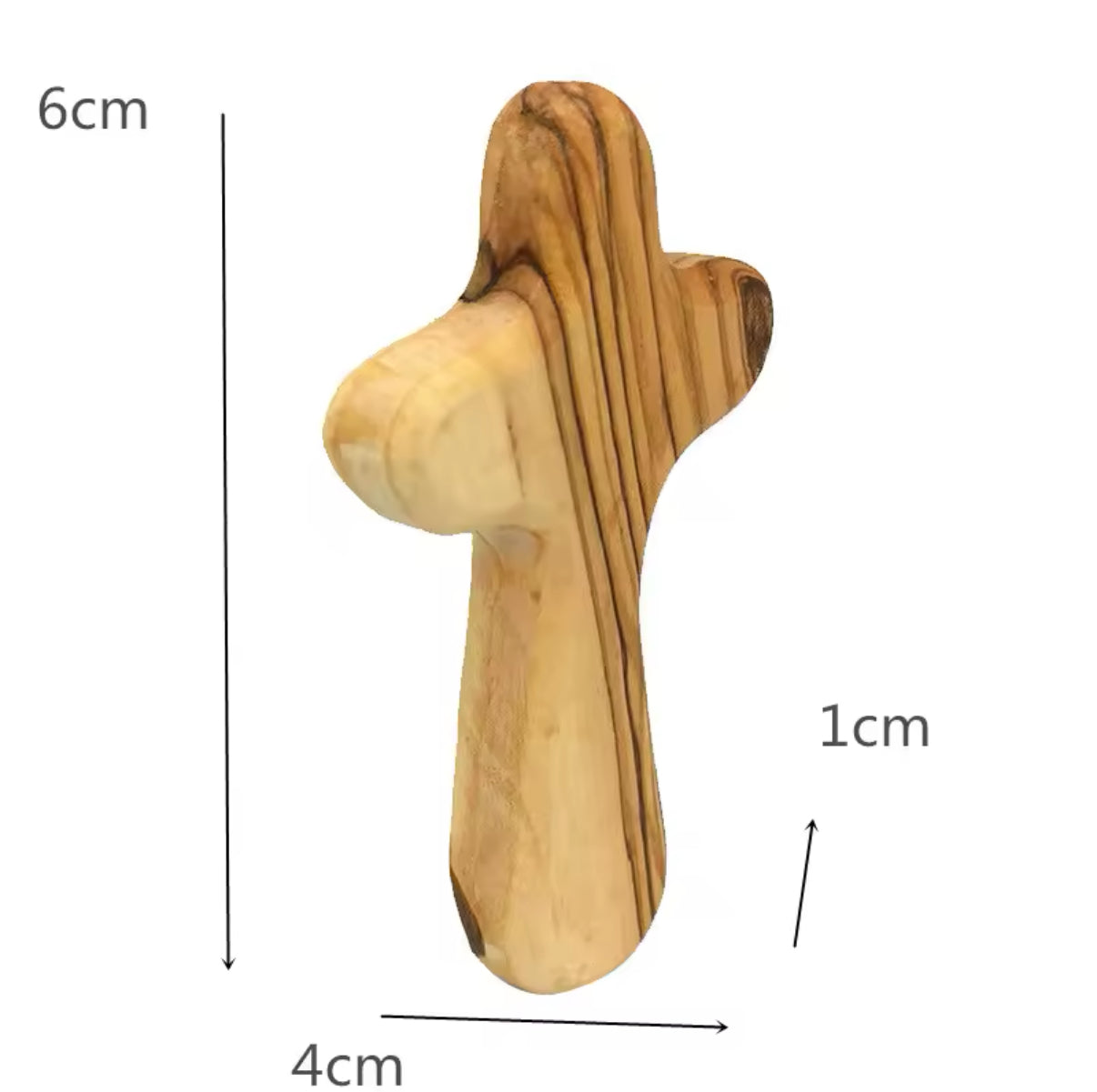 Olive Wood Pocket Cross Clearance