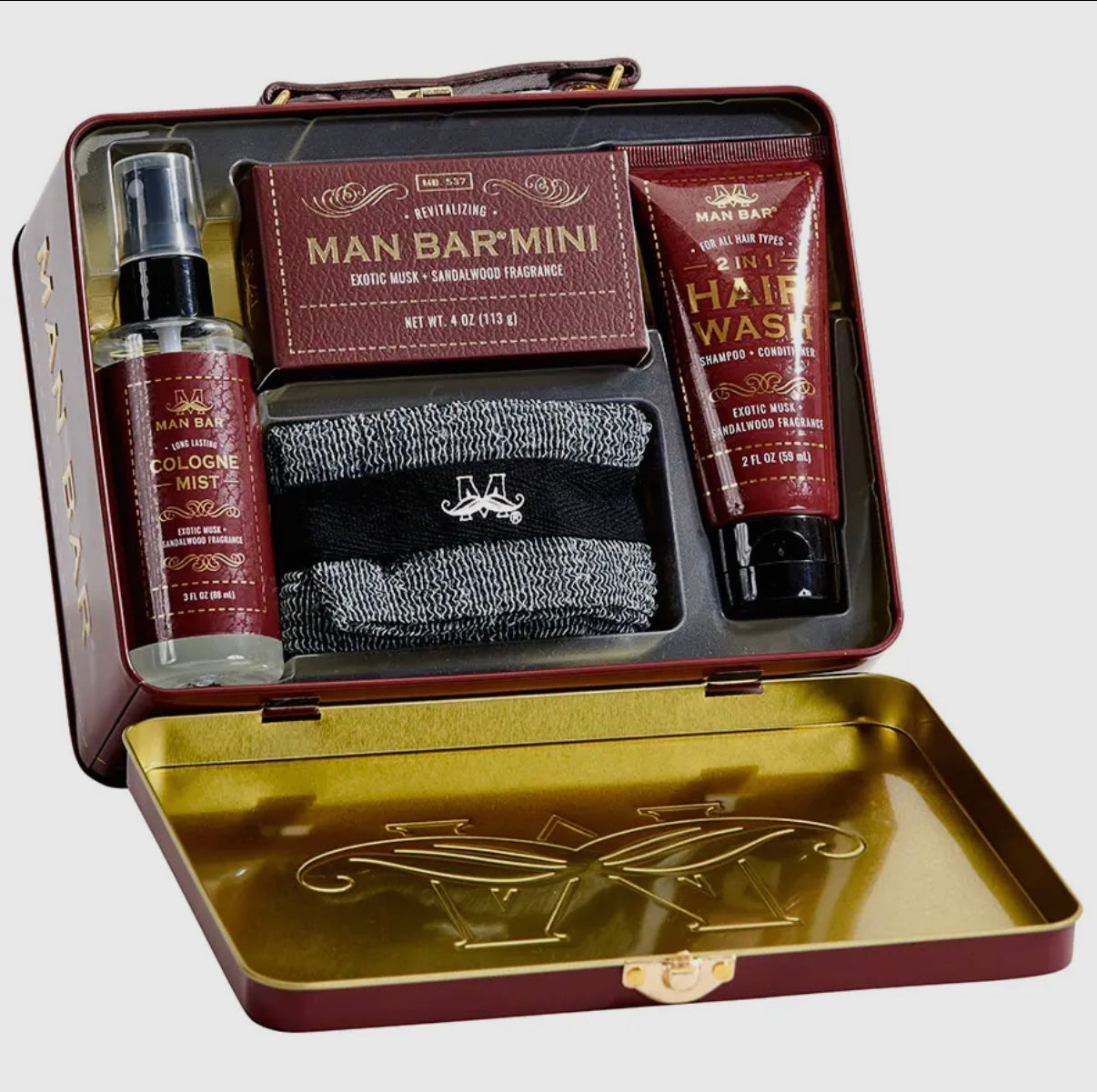 Travel Tin Set Exotic Musk & Sandalwood
