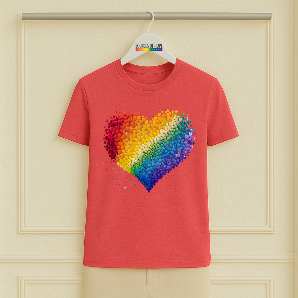 Petals Rainbow Heart Tee