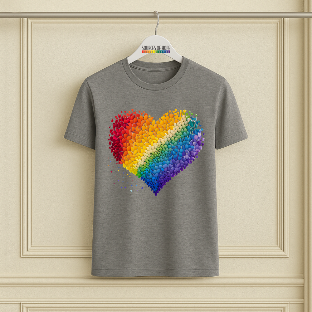Petals Rainbow Heart Tee