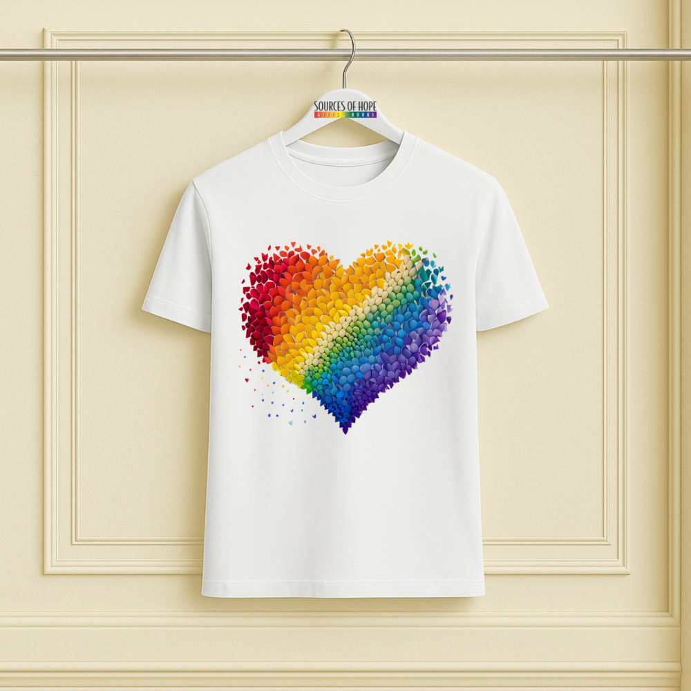 Petals Rainbow Heart Tee