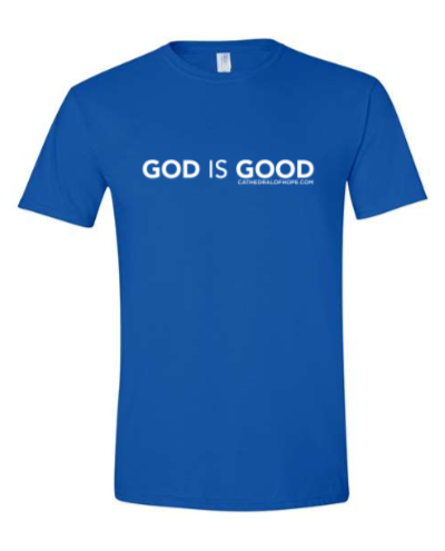 God Is Good Tee Shirt - Royal Blue