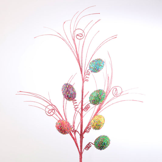 29" Easter Egg Spray - Pink