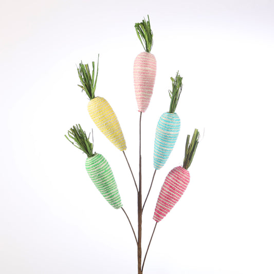 30" Multi Color Carrot Stem