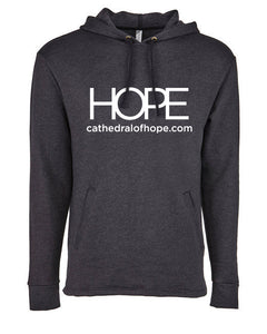 HOPE Hoodie - Heather Black