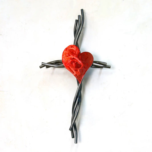 Radiant Heart 10" Cross