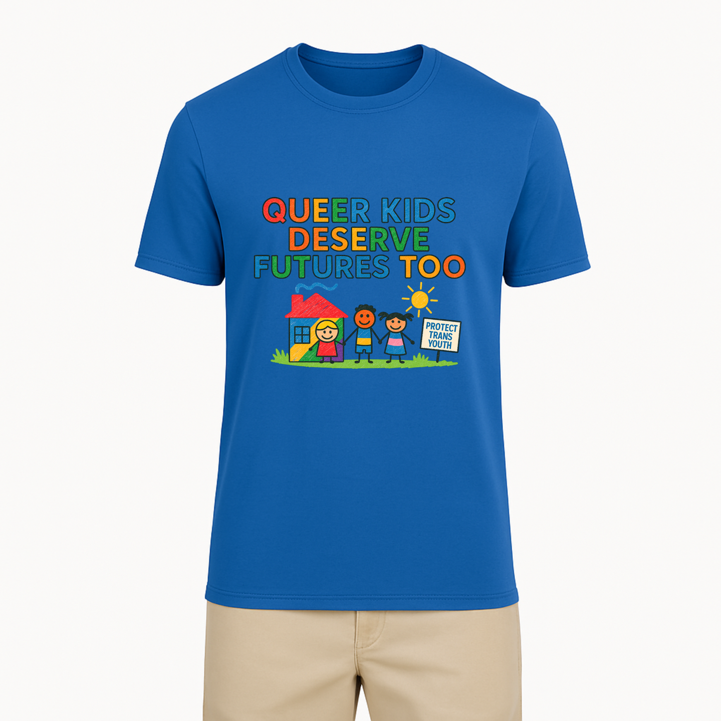 Queer Kids Deserve Futures Too Tee - 4 Colors