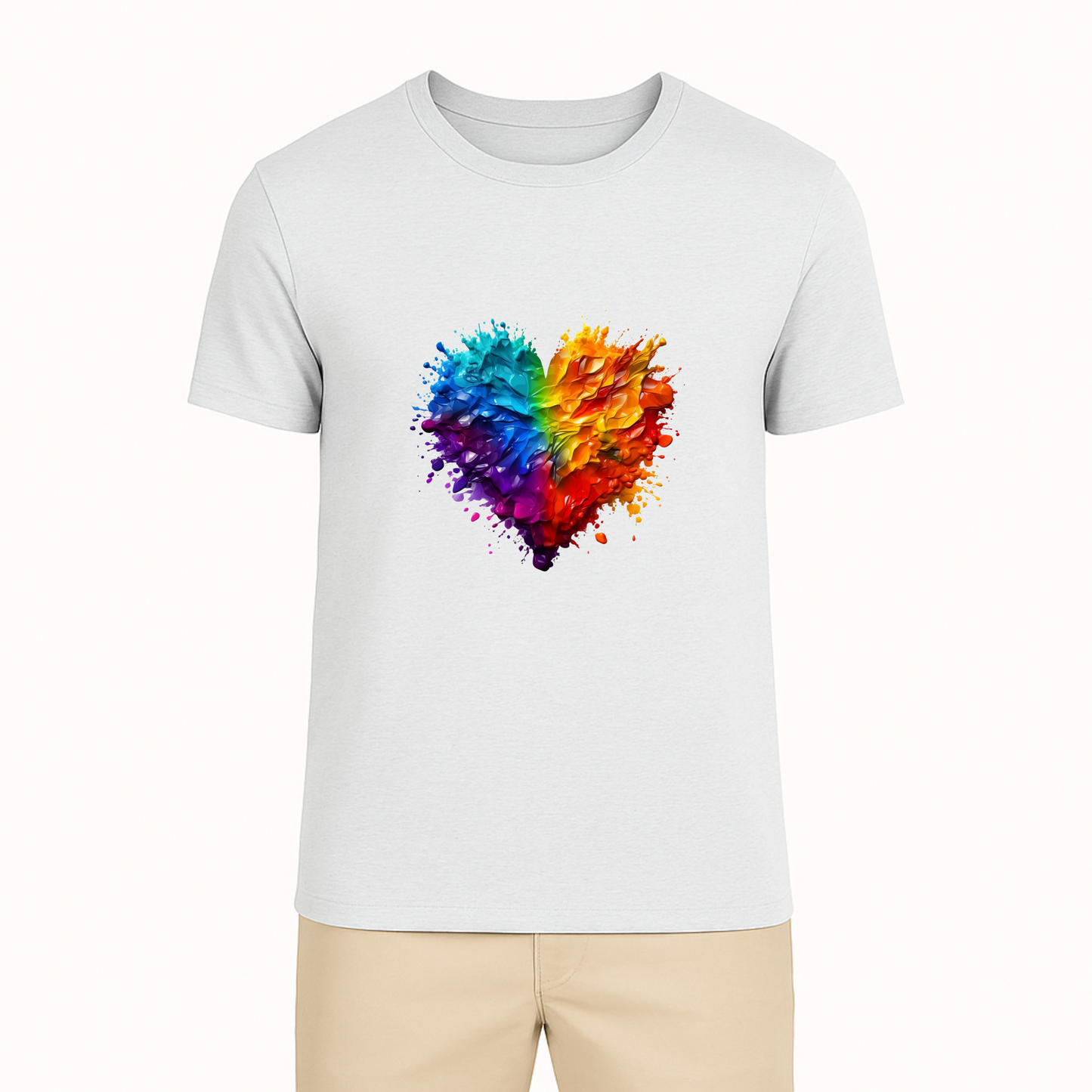Painterly Heart Tee - 11 Colors