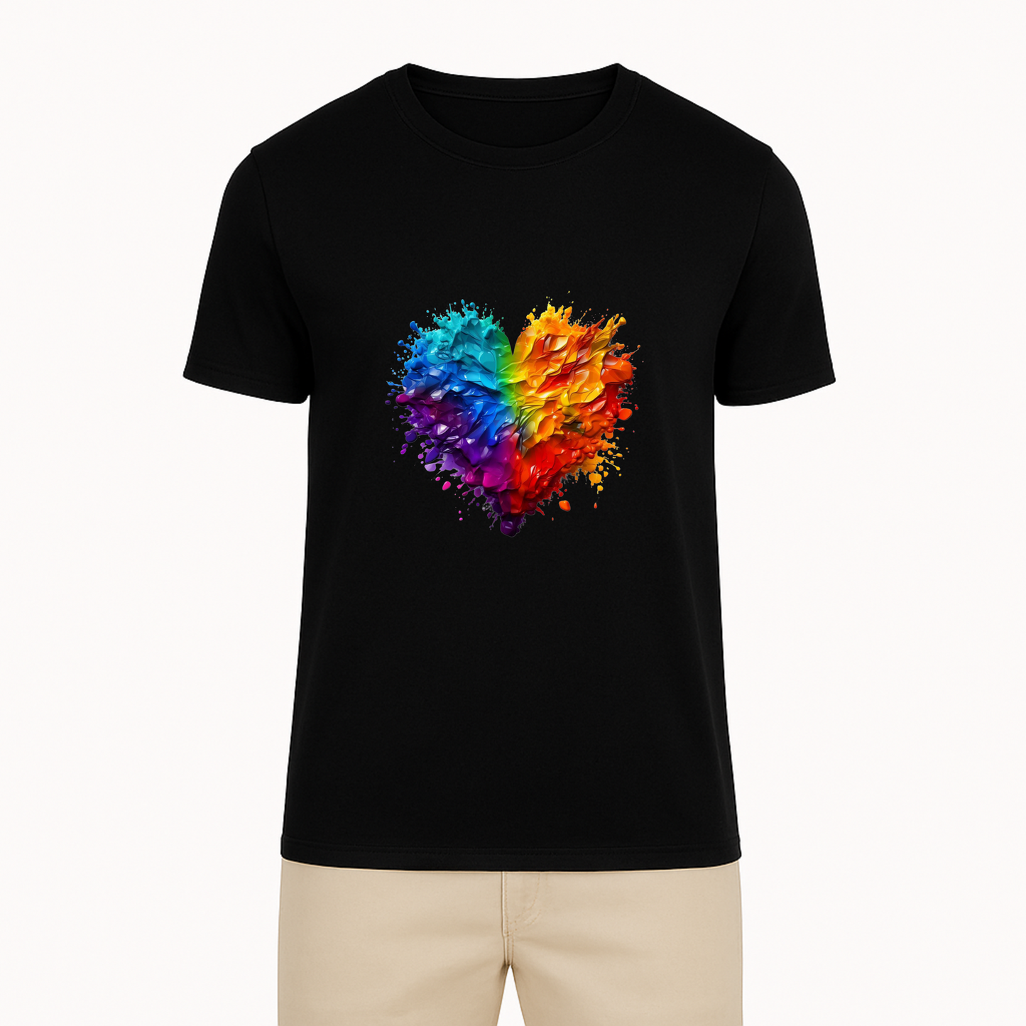 Painterly Heart Tee - 11 Colors