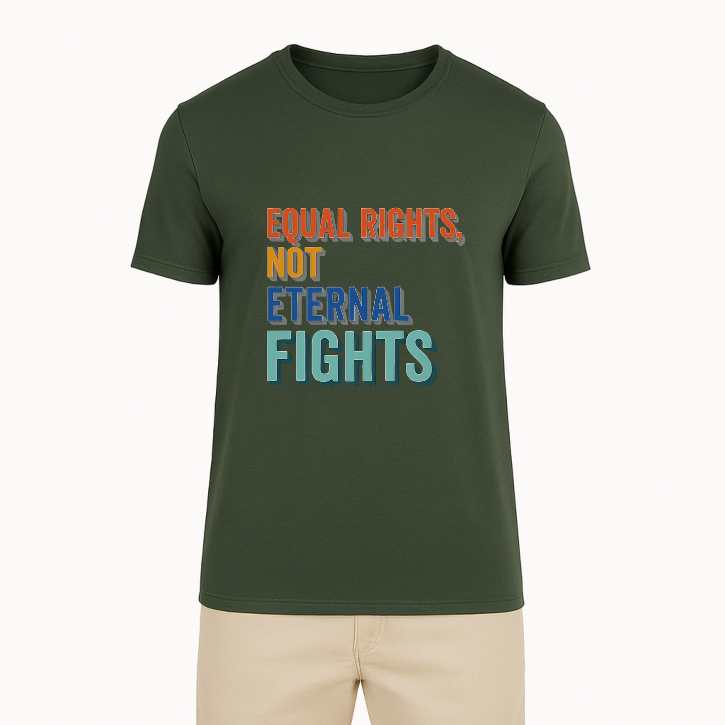 Equal Rights Not Eternal Fights Tee - 7 Colors