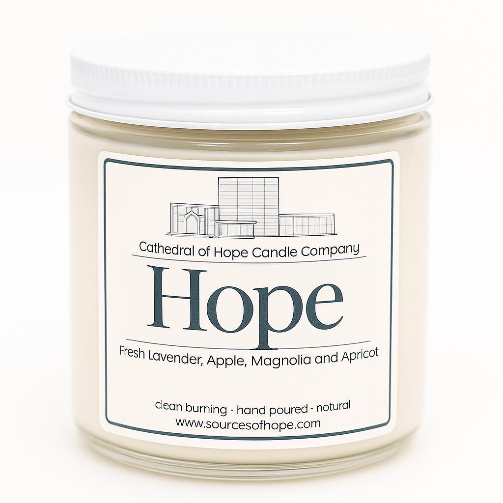 Hope - Lavender, Apple and Apricot Soy Candle