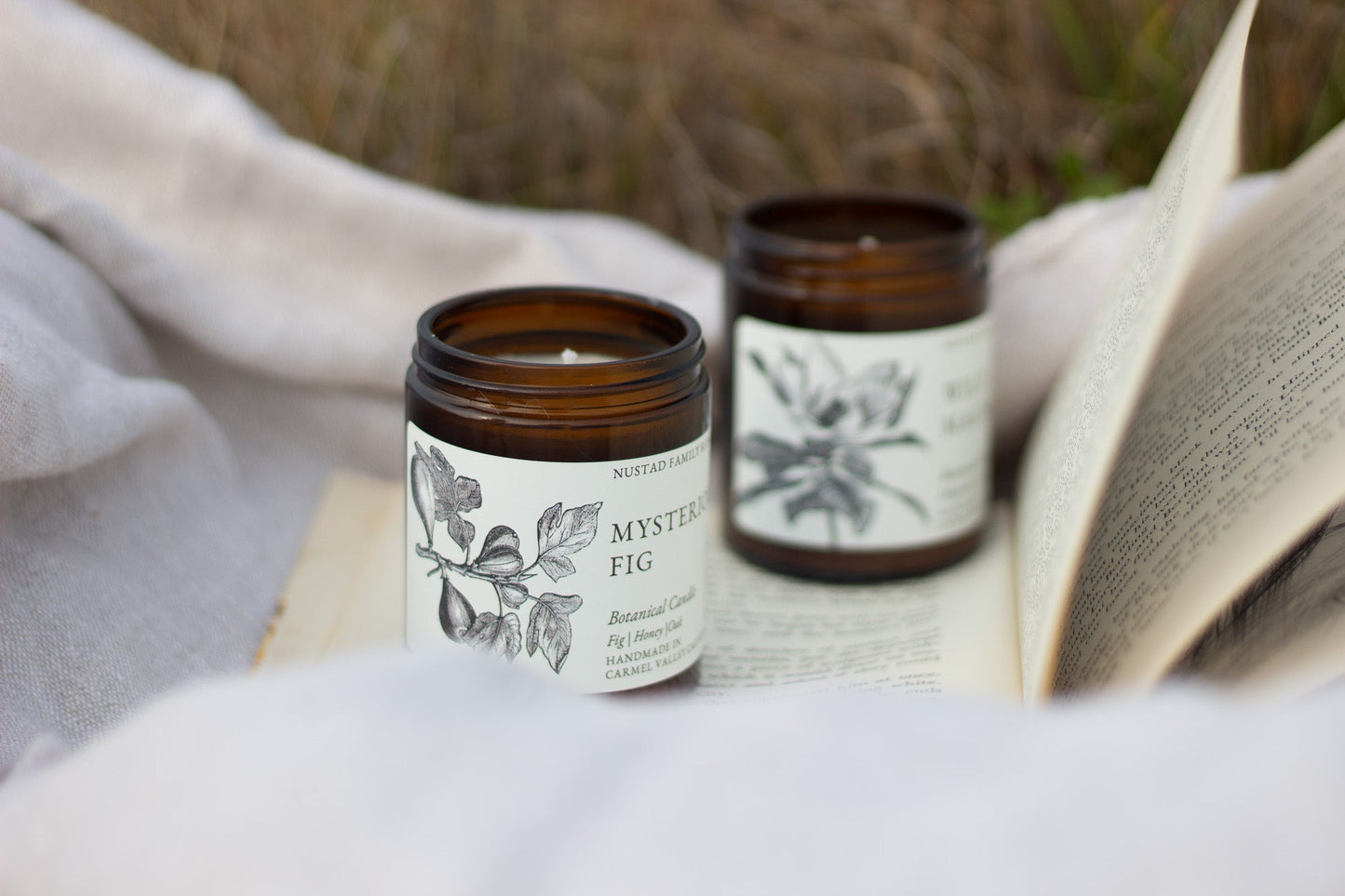 Aromatherapy Garden Candle – Hand Poured Essential Oil Candle for Relaxation & Home Fragrance, 9 oz