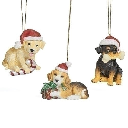 3.5" Dog Ornaments
